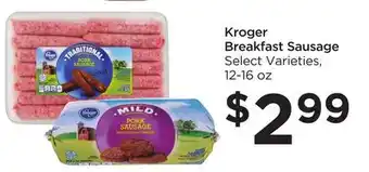 Food 4 Less Kroger breakfast sausage offer