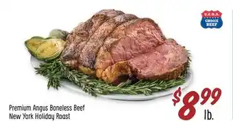 Sprouts Farmers Market Premium angus boneless beef new york holiday roast offer