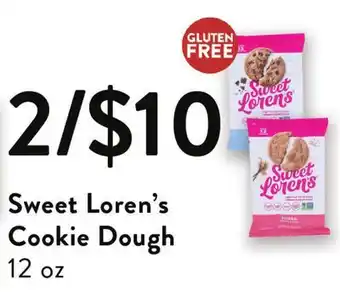 Fresh Thyme Sweet loren's cookie dough offer