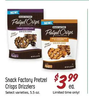 Sprouts Farmers Market Snack factory pretzel crisps drizzlers offer