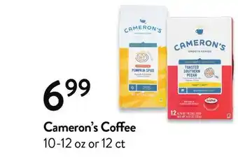 Fresh Thyme Cameron's coffee offer