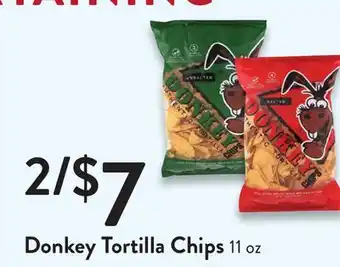 Fresh Thyme Tortilla chips offer