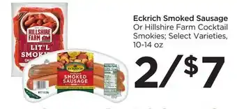 Food 4 Less Eckrich smoked sausage offer