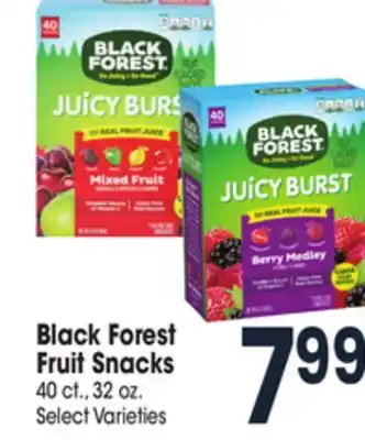 Jewel-Osco Black forest fruit snacks offer