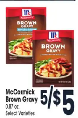 Jewel-Osco Mccormick brown gravy offer