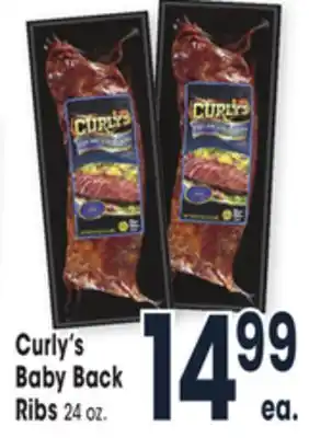 Jewel-Osco Curly's baby back ribs offer
