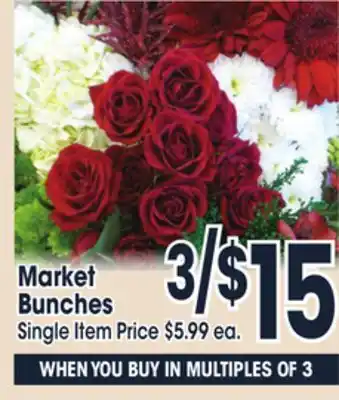 Jewel-Osco Market market bunches offer