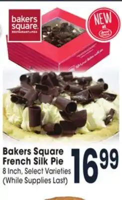 Jewel-Osco Bakers square french silk pie offer