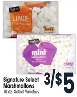Jewel-Osco Signature select marshmallows offer