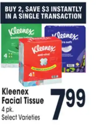 Jewel-Osco Kleenex facial tissue offer