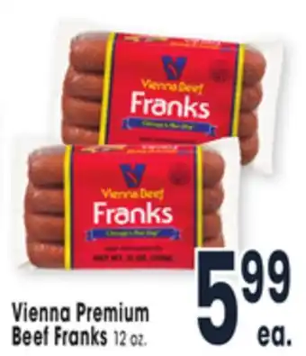 Jewel-Osco Vienna premium beef franks offer