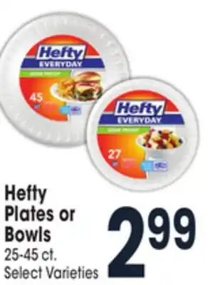 Jewel-Osco Hefty plates or bowls offer