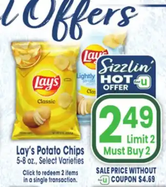 Jewel-Osco Lay's potato chips offer