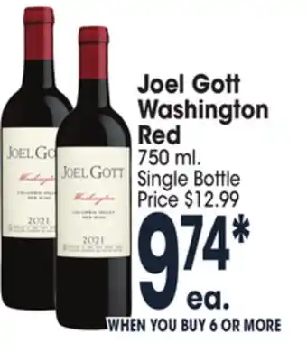 Jewel-Osco Joel gott washington red offer
