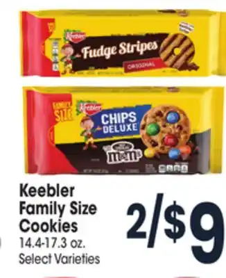 Jewel-Osco Keebler family size cookies offer
