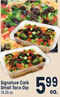 Jewel-Osco Signature café small taco dip offer