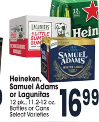 Jewel-Osco Heineken, samuel adams or lagunitas offer