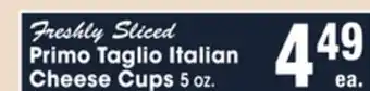 Jewel-Osco Primo taglio italian cheese cups offer