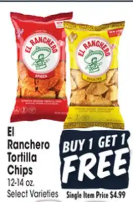 Jewel-Osco El ranchero tortilla chips offer