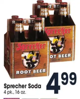 Jewel-Osco Sprecher soda offer