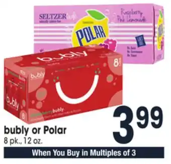 Jewel-Osco Bubly or polar offer
