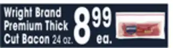 Jewel-Osco Wright brand premium thick cut bacon offer