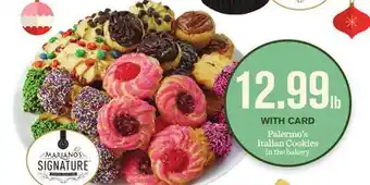 Mariano's Palermo's italian cookies offer