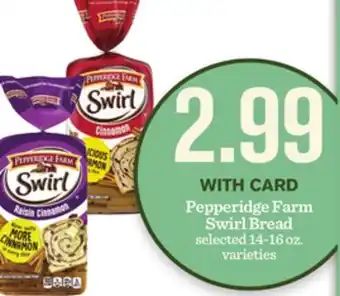 Mariano's Pepperidge farm swirl bread offer