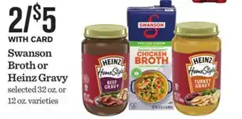 Mariano's Swanson broth or heinz gravy offer