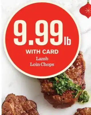 Mariano's Lamb loin chops offer
