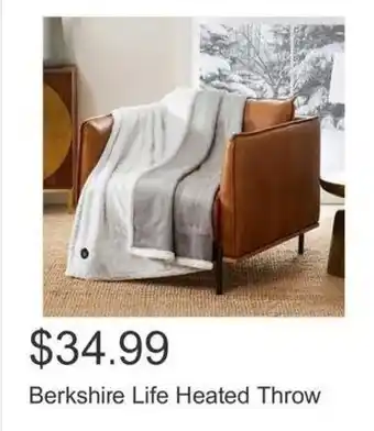 Costco Berkshire Life Heated Throw offer