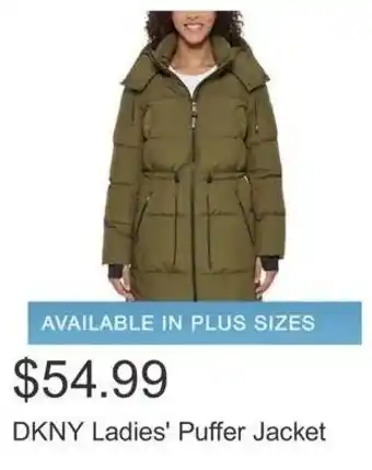 Costco DKNY Ladies' Puffer Jacket offer