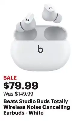 Best Buy Beats studio buds totally wireless noise cancelling earbuds - white offer