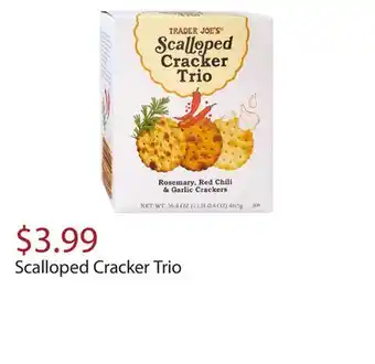 Trader Joe's Scalloped cracker trio offer