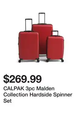 Marshalls Calpak 3pc malden collection hardside spinner set offer