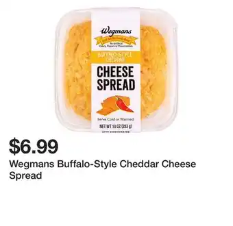 Wegmans Wegmans buffalo-style cheddar cheese spread offer