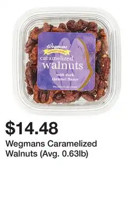 Wegmans Wegmans caramelized walnuts (avg. 0.63lb) offer
