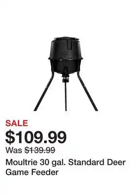 Tractor Supply Company Moultrie 30 gal. standard deer game feeder offer
