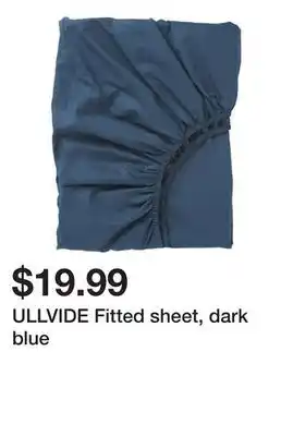 Ikea Ullvide fitted sheet, dark blue offer