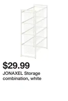 Ikea Jonaxel storage combination, white offer