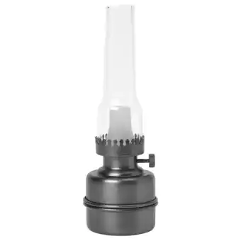 Ikea StrÅla led decorative table lamp, glass battery operated/dark gray, 7 1/8 offer
