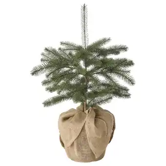 Ikea Vinterfint Artificial potted plant, indoor/outdoor jute/christmas tree green, 7 ½ offer