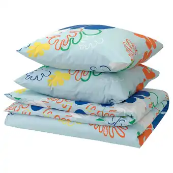 Ikea Kantdracena duvet cover and pillowcase(s), full/queen (double/queen) offer