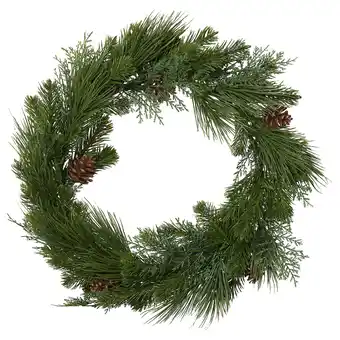 Ikea Stråla led wreath, battery operated artificial, 17 3/4 offer