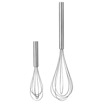 Ikea Påbjuda whisk, set of 2, stainless steel offer