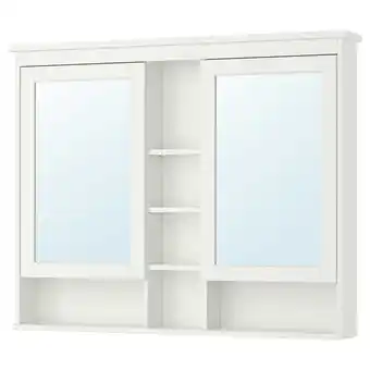 Ikea Hemnes mirror cabinet with 2 doors, white, 47 1/4x38 5/8 offer