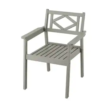 Ikea Bondholmen armchair, outdoor, gray offer