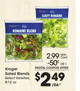 Kroger Kroger salad blends offer