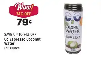 Grocery Outlet Espresso coconut water offer