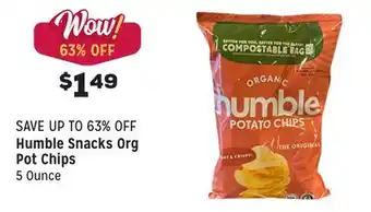 Grocery Outlet Org pot chips offer